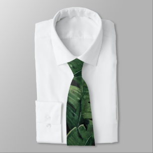 Tropical Palm Wedding Neck Tie 2 Krawatte