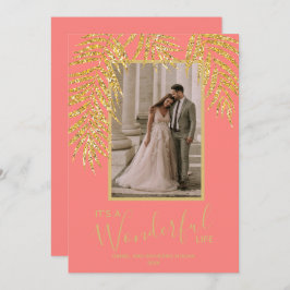 Tropical Palm Weihnachts-Fotokarten Feiertagskarte