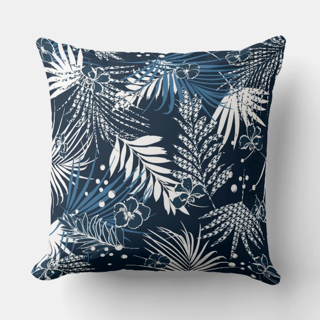 Tropical Palms Accent Pillow Kissen (Vorderseite)