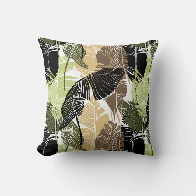 Tropical Palms Accent Pillow Kissen (Vorderseite)