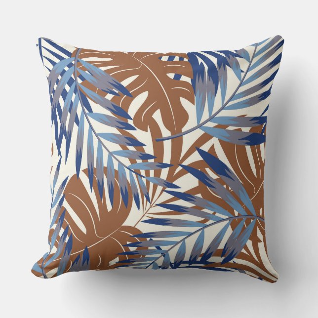 Tropical Palms Accent Pillow Kissen (Vorderseite)