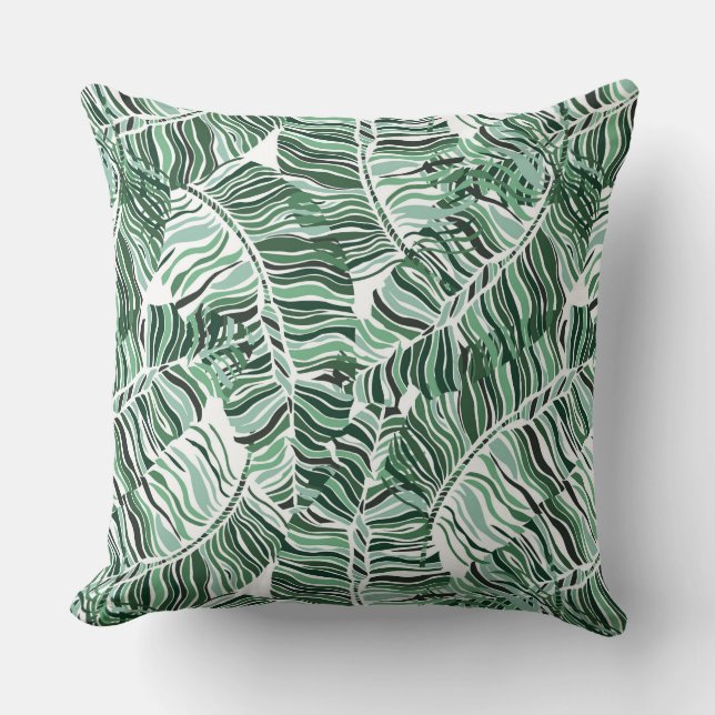 Tropical Palms Accent Pillow Kissen (Vorderseite)