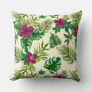 Tropical Palms Accent Pillow Kissen