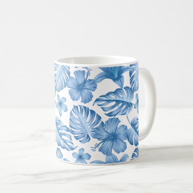 Tropical Palms Coffee Tasse (VorderseiteRechts)
