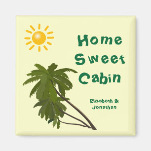 Tropical Palms Personalisierte Statoom Door Marker Magnet