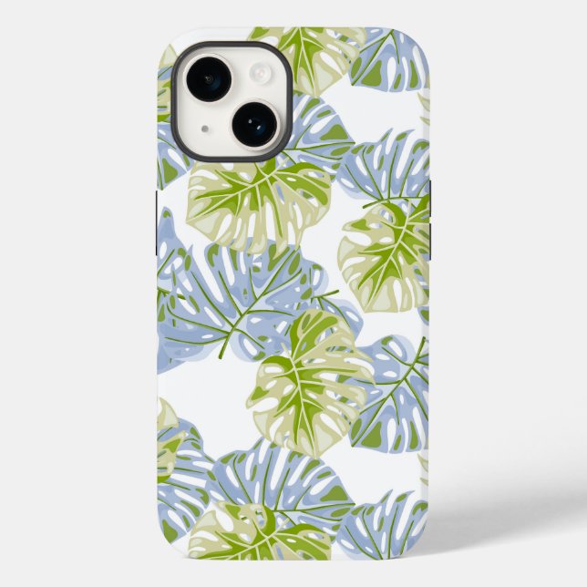 Tropical Palms Print iPhone 14 Fall Case-Mate iPhone Hülle (Rückseite)