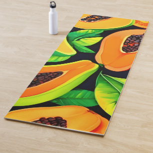 Tropical Papaya Paradise Yogamatte