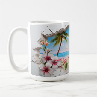Tropical Paradise Beach - 3D Mug Kaffeetasse