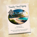 Tropical Paradise Beach Resort QR Code Flyer<br><div class="desc">Erstellen Sie Ihren eigenen QR Code Business Flyer mit einem tropischen Paradies für digitale Kunst. Dieser Flyer kann alleine oder zusammen mit der Tropical Paradise Beach Resort QR Code Business Card genutzt werden. Dieses Design funktioniert gut für Agent,  Makler,  Realer,  Kleinunternehmer,  Eigentümer von Küstenbetrieben,  Freiberufler,  Schriftsteller und vieles mehr.</div>