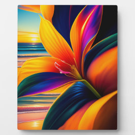 Tropical Paradise Blume Filmtabletten Kunst Fotoplatte