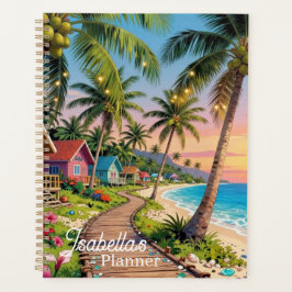 Tropical Paradise Coastal Seaside Cottage Ocean Planer
