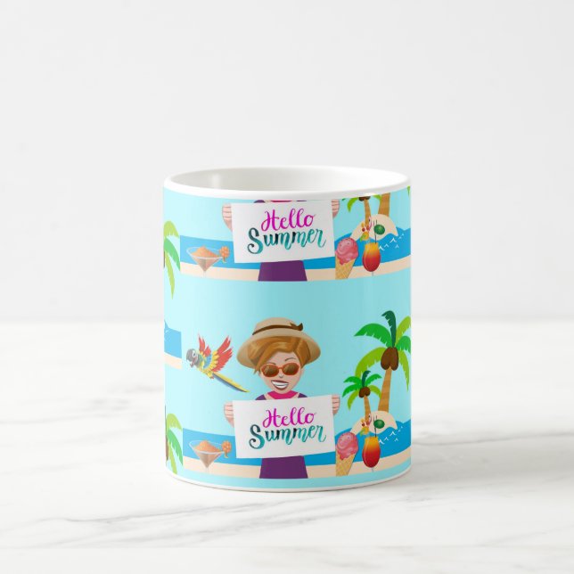 Tropical Paradise Kitchenware Verwandlungstasse (Mittel)
