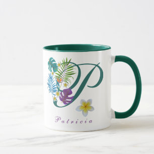 Tropical Paradise Monogram Name Patricia Tasse
