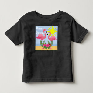 Tropical Paradise Pink Flamingo - Kleinkind Fine J T-shirt