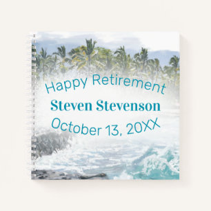 Tropical Paradise Retirement Gästebuch Notizbuch