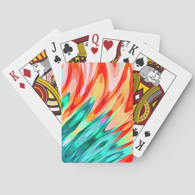 Tropical Parrot Wing Classic Spielkarten (Rückseite)