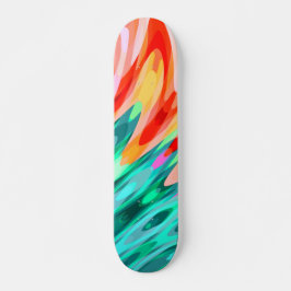 Tropical Parrot Wing Skateboard
