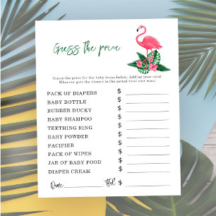 Tropical - Party-Spiele Price Guess Game