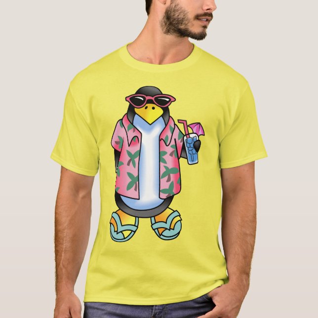 Tropical Penguin T-Shirt (Vorderseite)