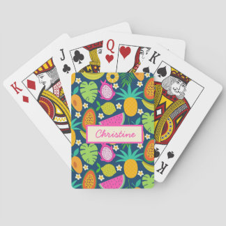 Tropical Pineapple Banana watermelon Fruits custom Spielkarten