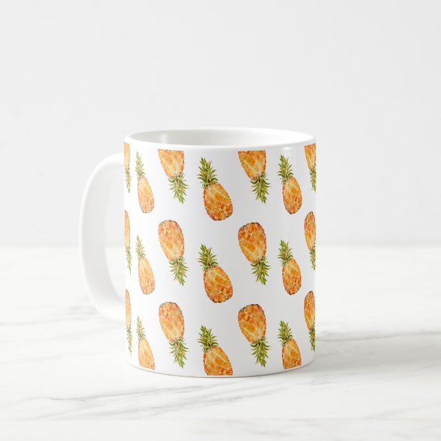 Tropical Pineapples Kaffeetasse (Vorderseite Links)