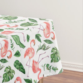 Tropical Pink Flamingo Pattern v2 Küche Tischdecke