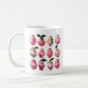 Tropical Pitaya Watercolor Art Kaffeetasse