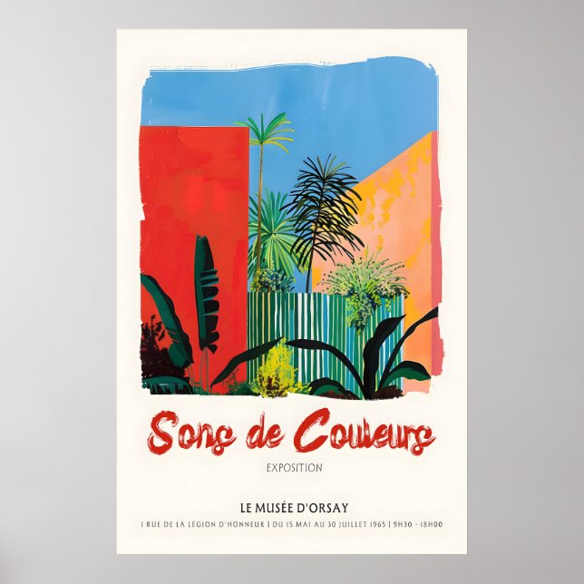 Tropical Plants Kunstprint 1965 Musée d'Orsay Poster (Vorne)