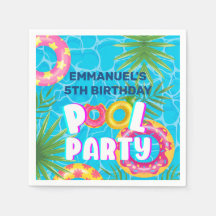 Tropical Pool Party Geburtstag