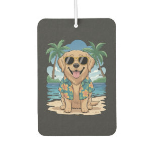 Tropical Retriever � Golden Strand-Vibes Hund Autolufterfrischer