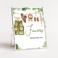 Tropical Safari Jungle Animals Baby Shower Favorit