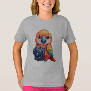 Tropical Safari Parrot Macaw Fotograf T-Shirt