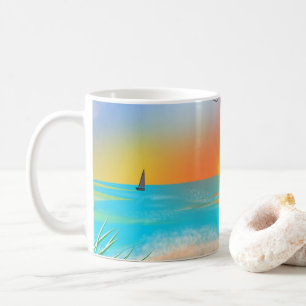 Tropical Sailboat Tasse