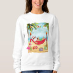 Tropical Santa Christmas Sweatshirt oder T - Shirt<br><div class="desc">Tropical Santa Christmas Sweatshirt oder T - Shirt mit Santa in einer Hängematte am Strand</div>