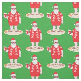Tropical Santa Claus Stoff