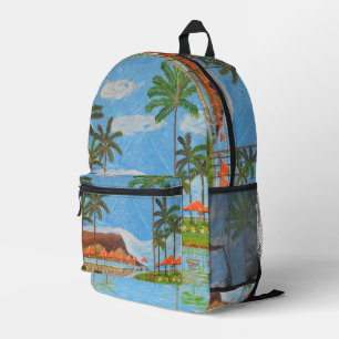 Tropical Scene Rucksack