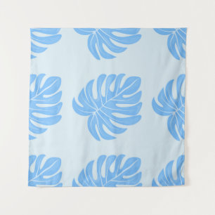 Tropical seamless ethnic pattern with exotic leave wandteppich