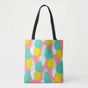 Tropical seamless pattern with exotic pineapples.