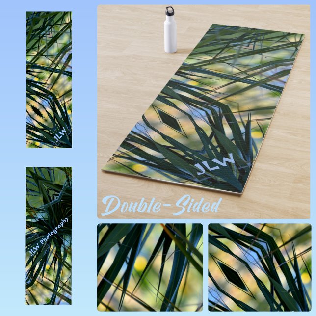 Tropical Shades Palm Fronds Yogamatte (Von Creator hochgeladen)