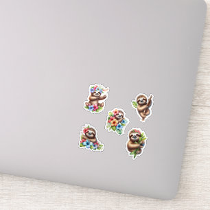 Tropical Sloth Aufkleber