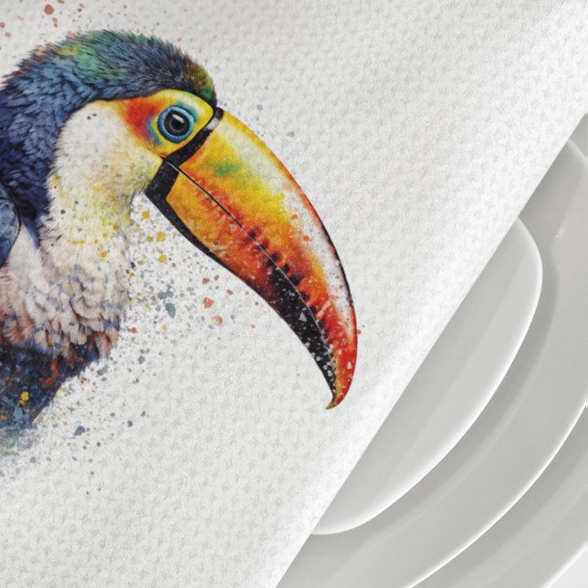 Tropical Splendor Toucan Geschirrtuch (Von Creator hochgeladen)