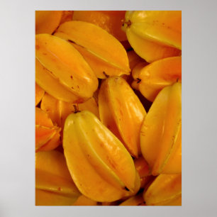 Tropical Star Fruit Poster