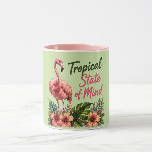 Tropical State of Mind Becher Grün Tasse (Zentrum)
