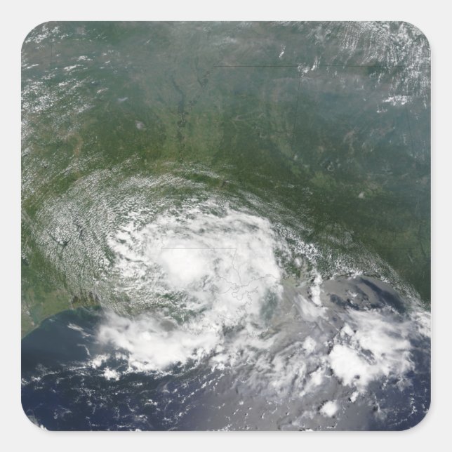 Tropical Storm Bertha Quadratischer Aufkleber (Vorderseite)
