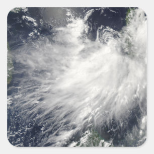 Tropical Storm Conson Quadratischer Aufkleber