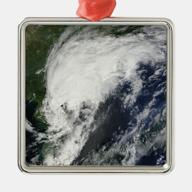 Tropical Storm Kompasu Ornament Aus Metall (Vorne)