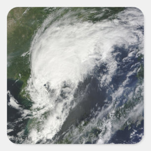 Tropical Storm Kompasu Quadratischer Aufkleber