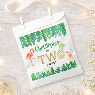 Tropical Summer Beach Luau Boys 2. Geburtstag Geschenktütchen