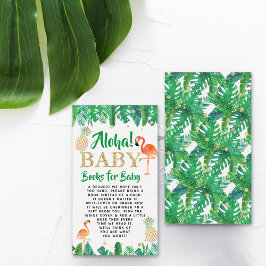 Tropical Summer Beach Luau Boys Baby Showbuch Begleitkarte