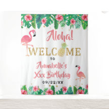 Tropical Summer Beach Luau Girls Geburtstag